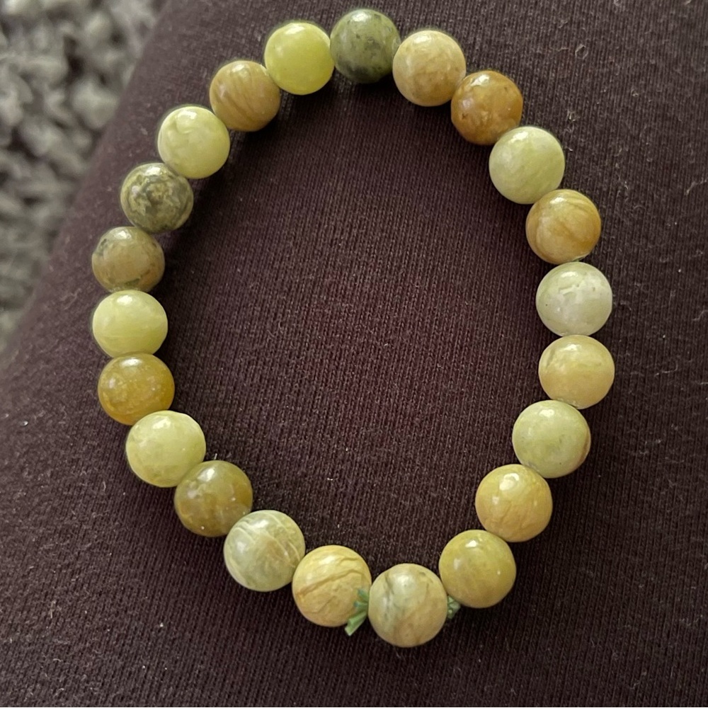 Green jade bracelet